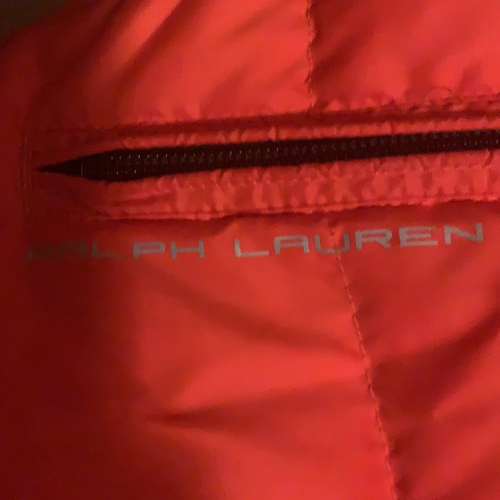 RLX Ralph Lauren Orange Puffer Vest - Picture 4 of 6